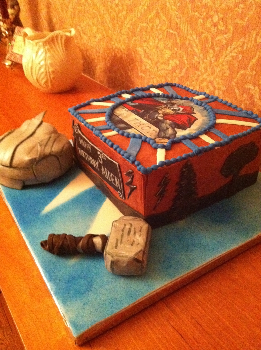 Thor Birthday Cake