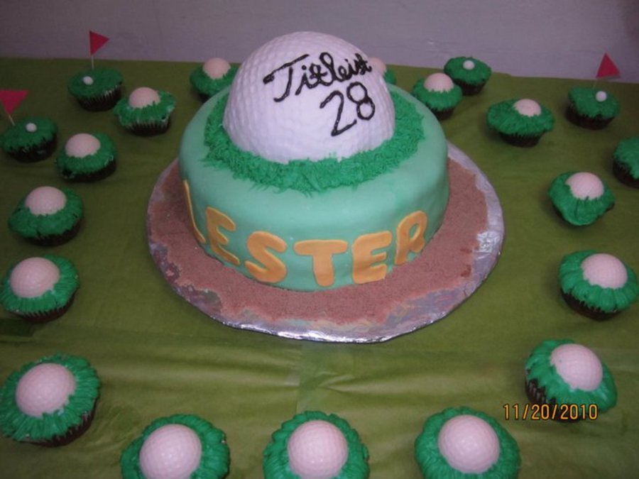 Titleist Golf Ball Cake