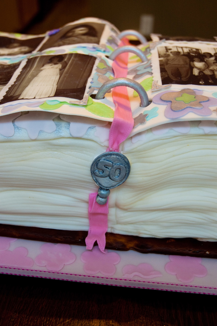 Photo Album Cake
