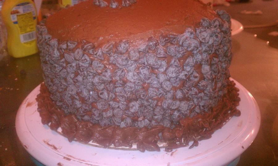 Chocolate Cake Chocolate Cream Cheese Frosting Chocolate Chips