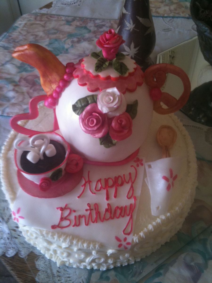 Tea Set Cake
