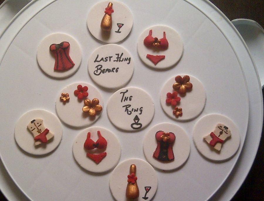 Hen Night Cupcake Toppers