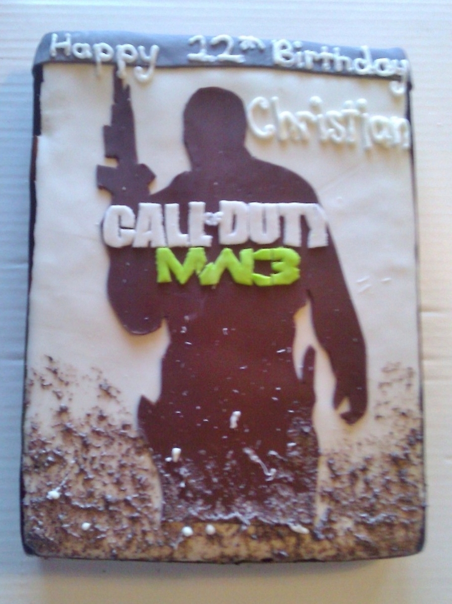 Call Of Duty Cake