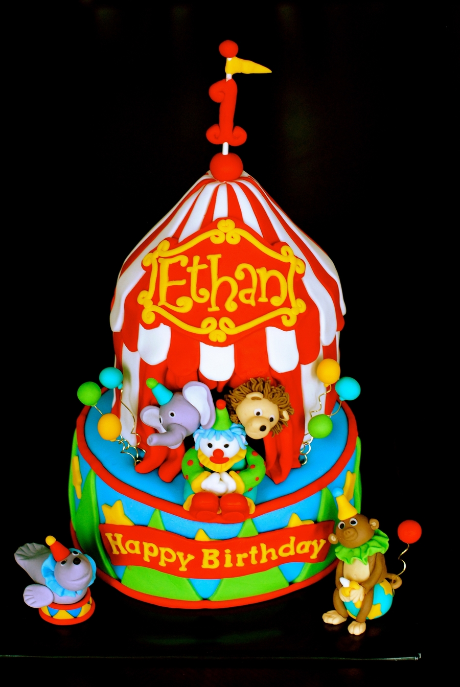 Circus Cake - CakeCentral.com