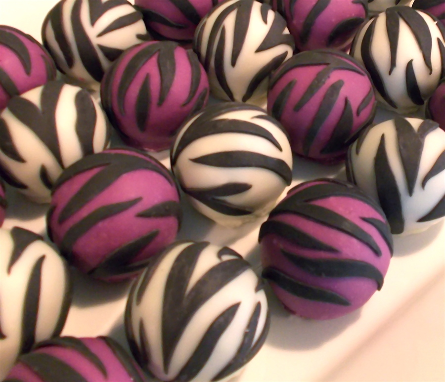 Zebra Cake Balls