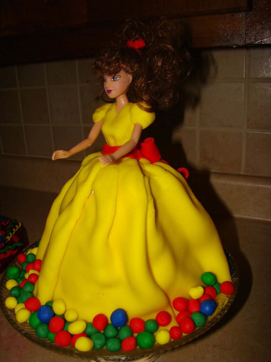Barbie Doll Cake