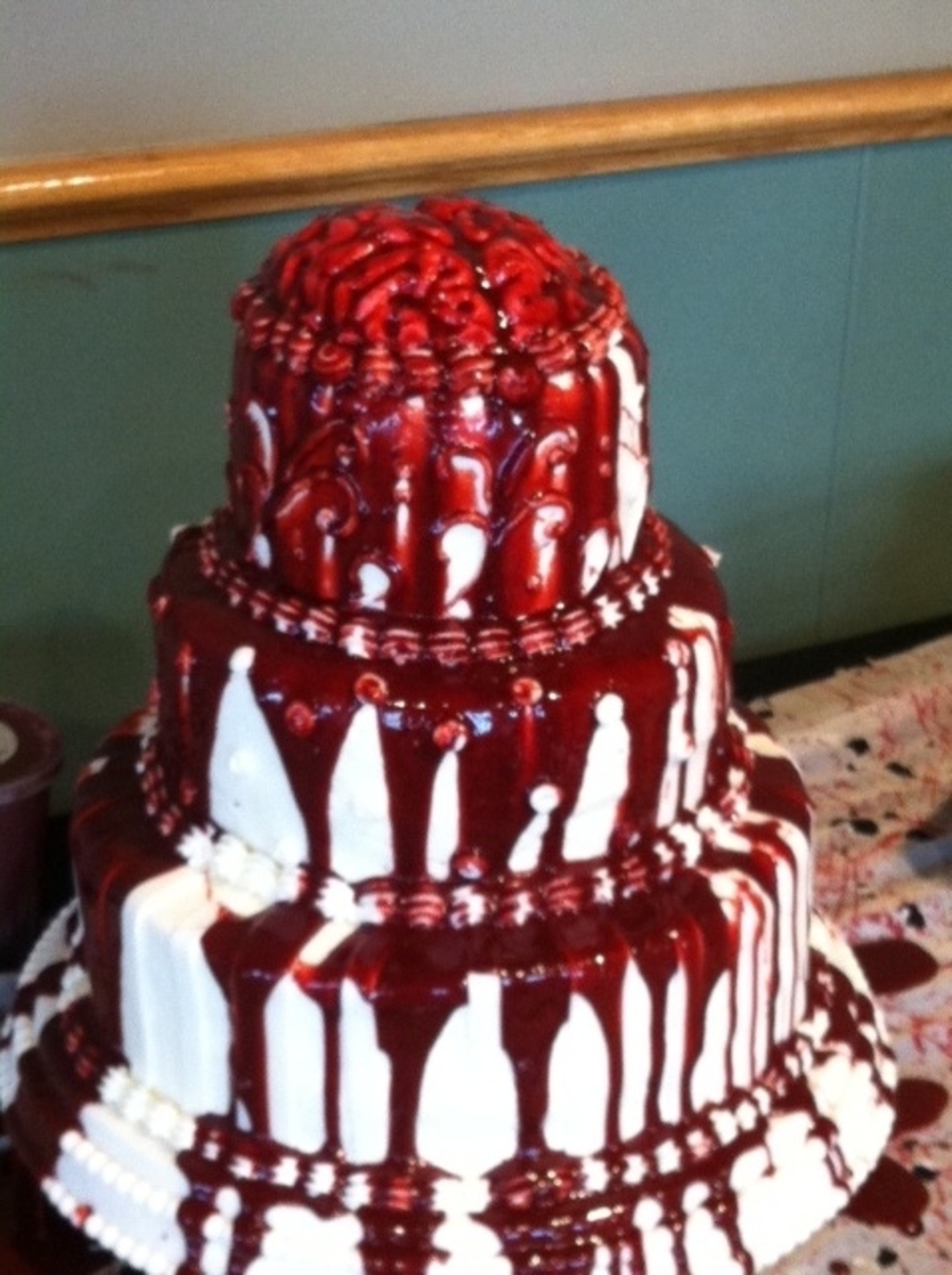 Halloween Wedding Cake CakeCentral