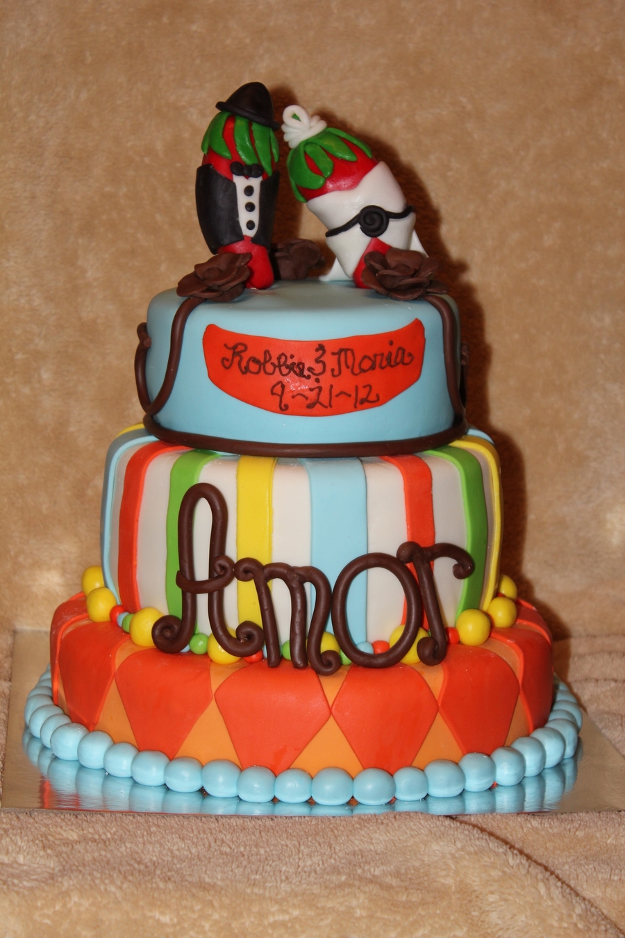 Fiesta Themed Honey Do Shower Cake Cakecentral Com Cakecentral Com Is The World S Largest Cake Community For Decorating Professionals And Enthusiasts