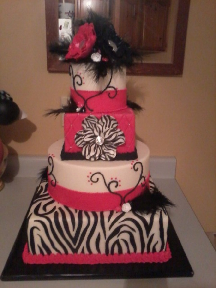 Pink/ Zebra Cake!!!