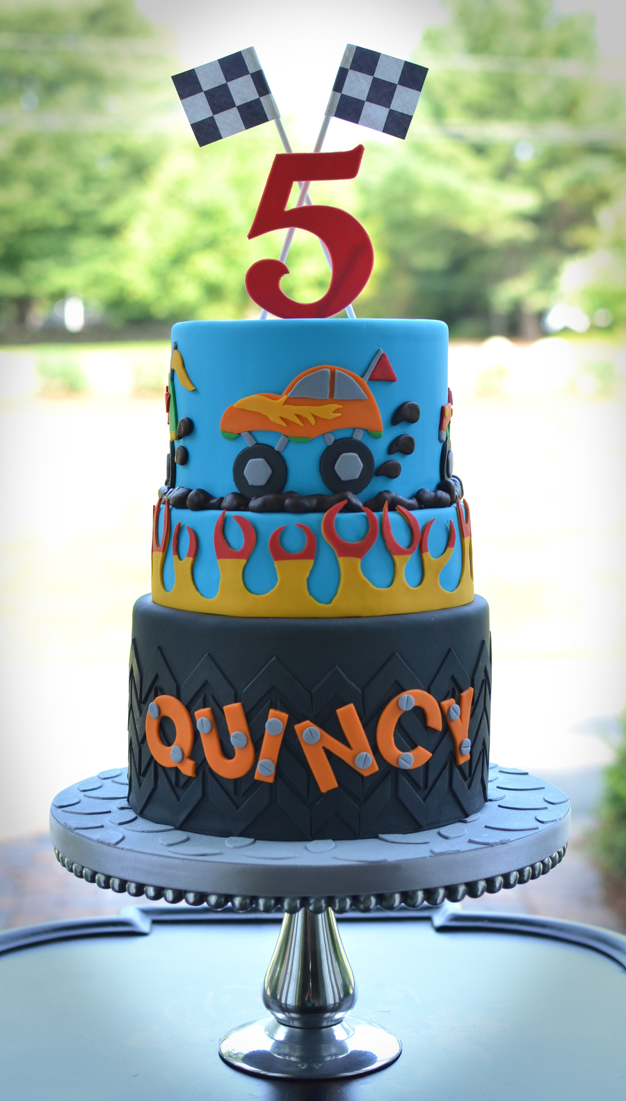 Monster Truck Themed Birthday Cake CakeCentral