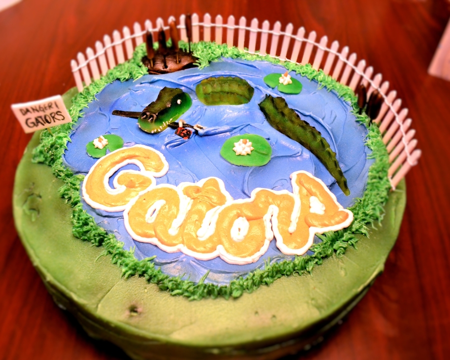 Florida Gator Cake - CakeCentral.com