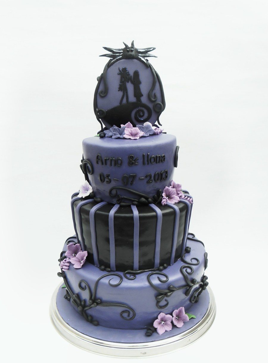 Nightmare Before Christmas Wedding Cake CakeCentral