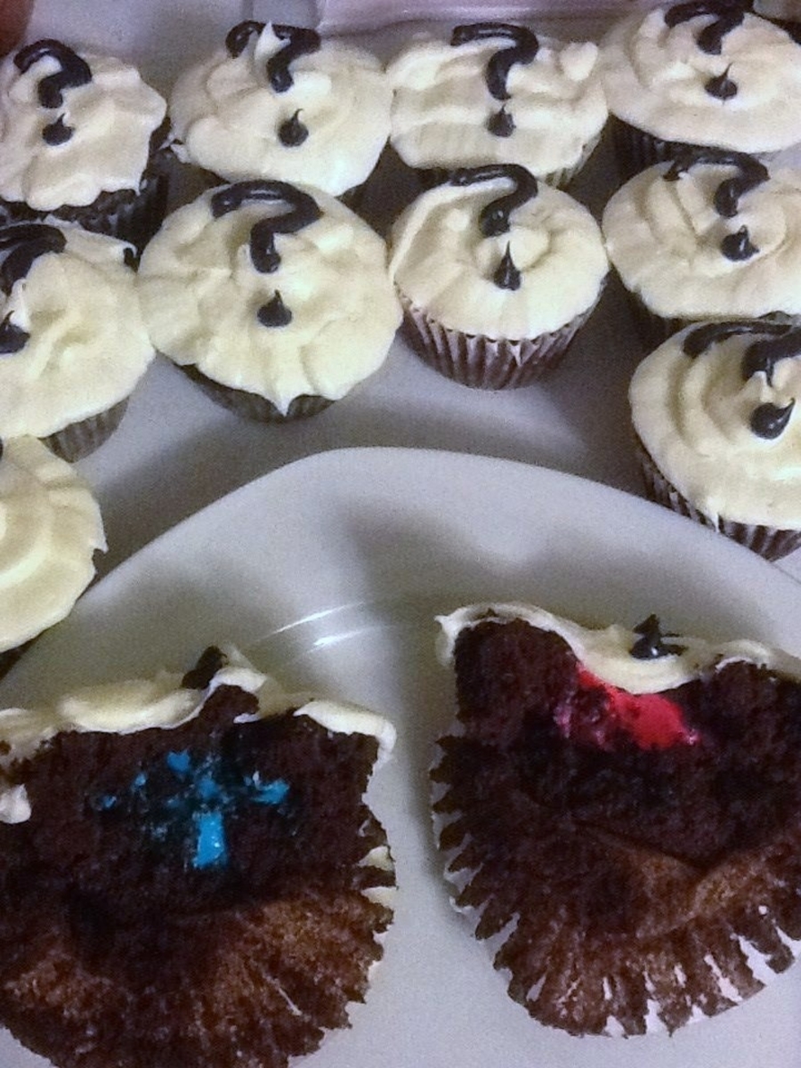 Gender Reveal Cupcakes