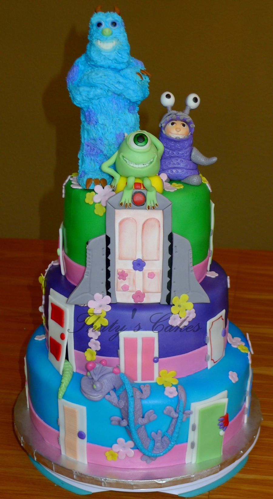 Monsters Inc Baby Shower Cake Monster s Inc Diaper Cake Monsters 