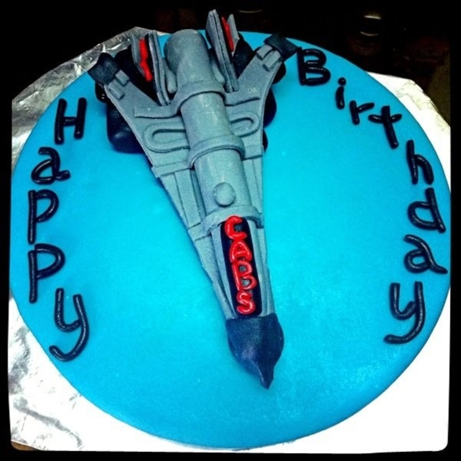 Jet Plane Cake