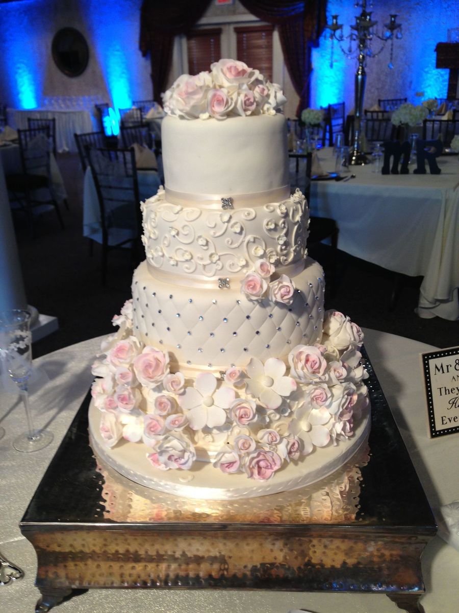 Just Finished And Delivered This Wedding Cake
