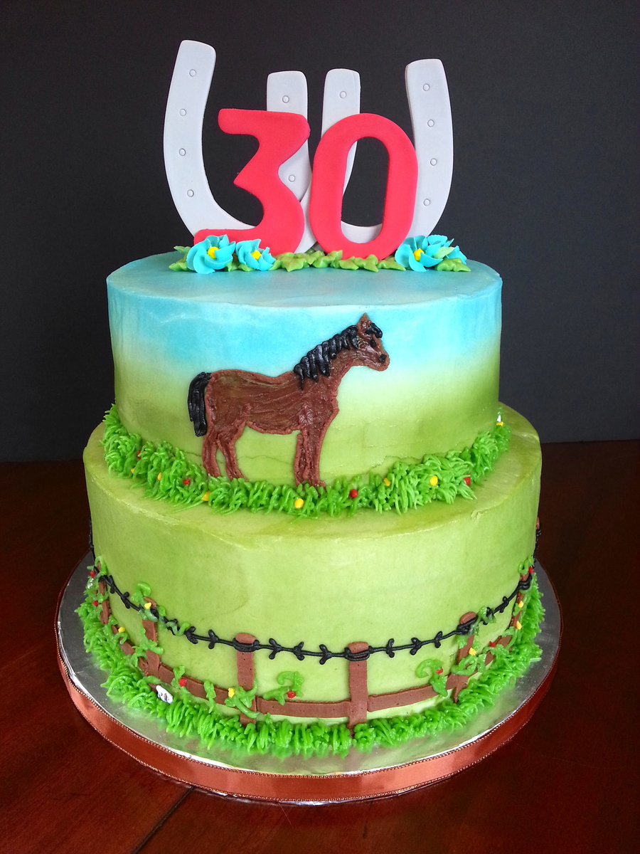 Horsey Hoedown Cake