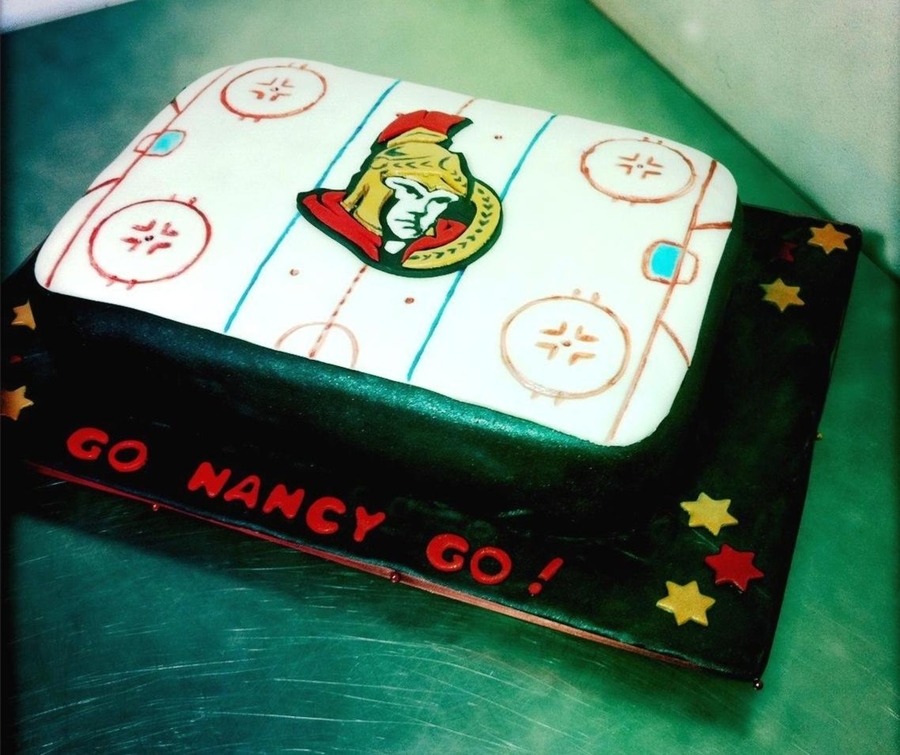 Ottawa Senators Cake
