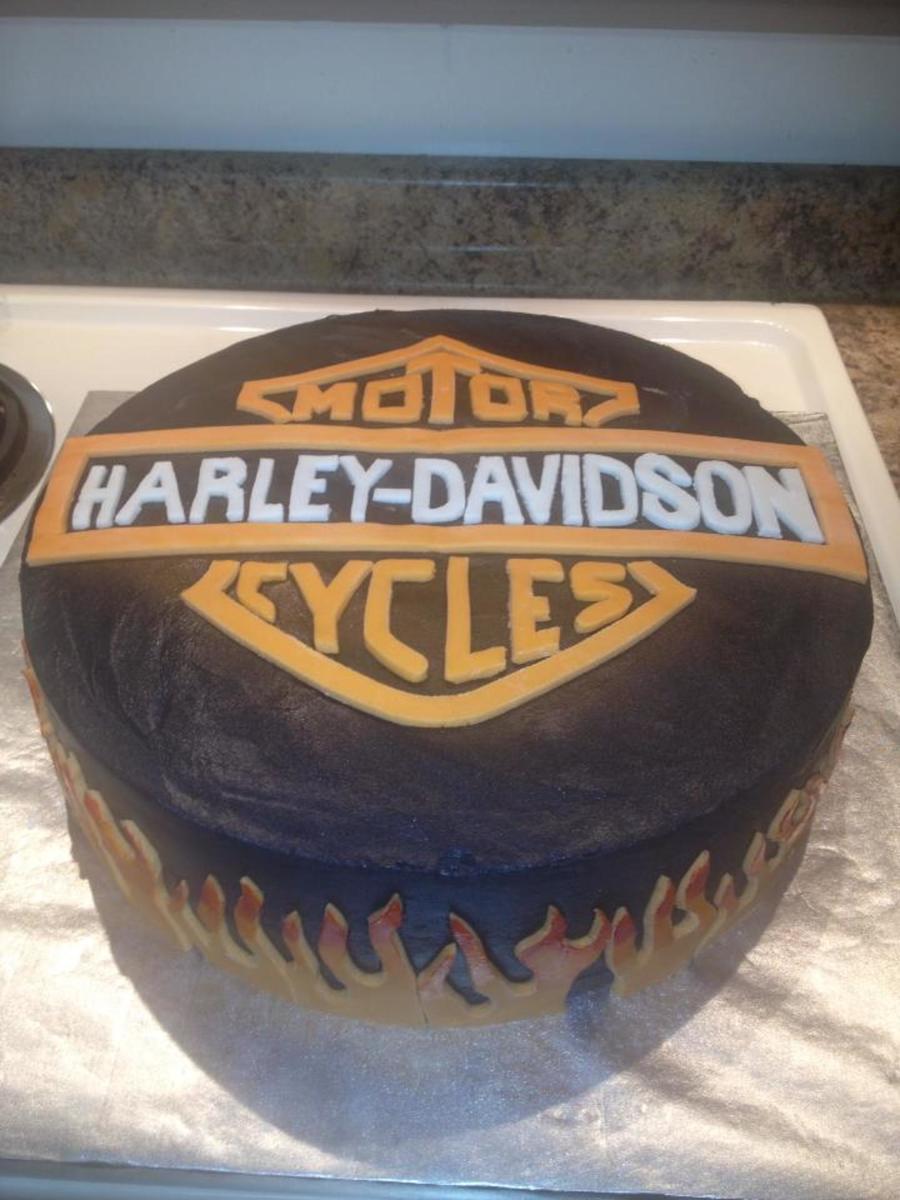 harley davidson cake pan