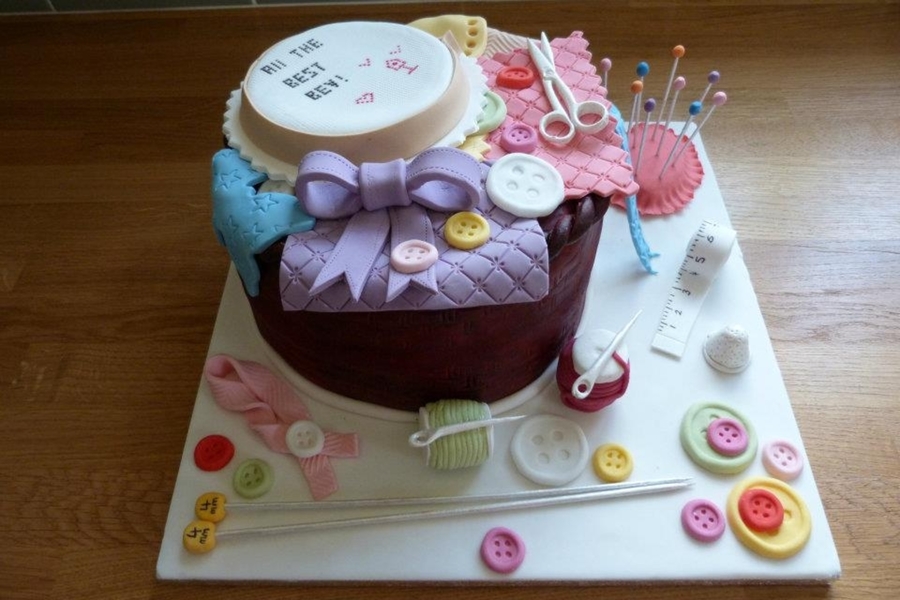 Needlework Cake