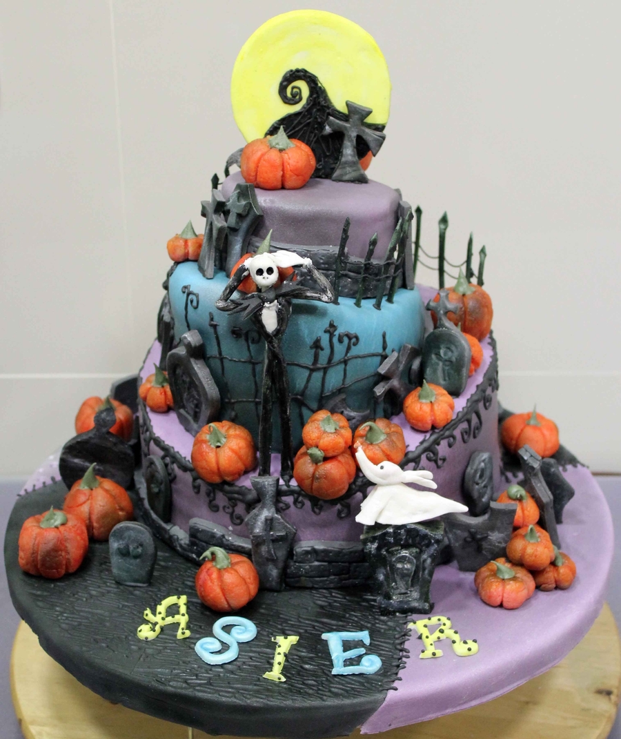 Nightmare Before Christmas Cake CakeCentral