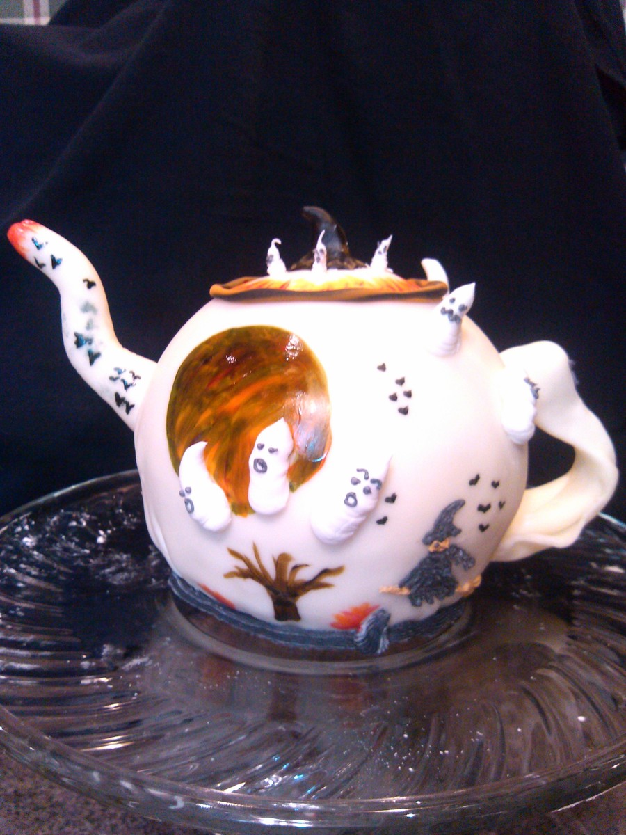 Halloween Tea Pot