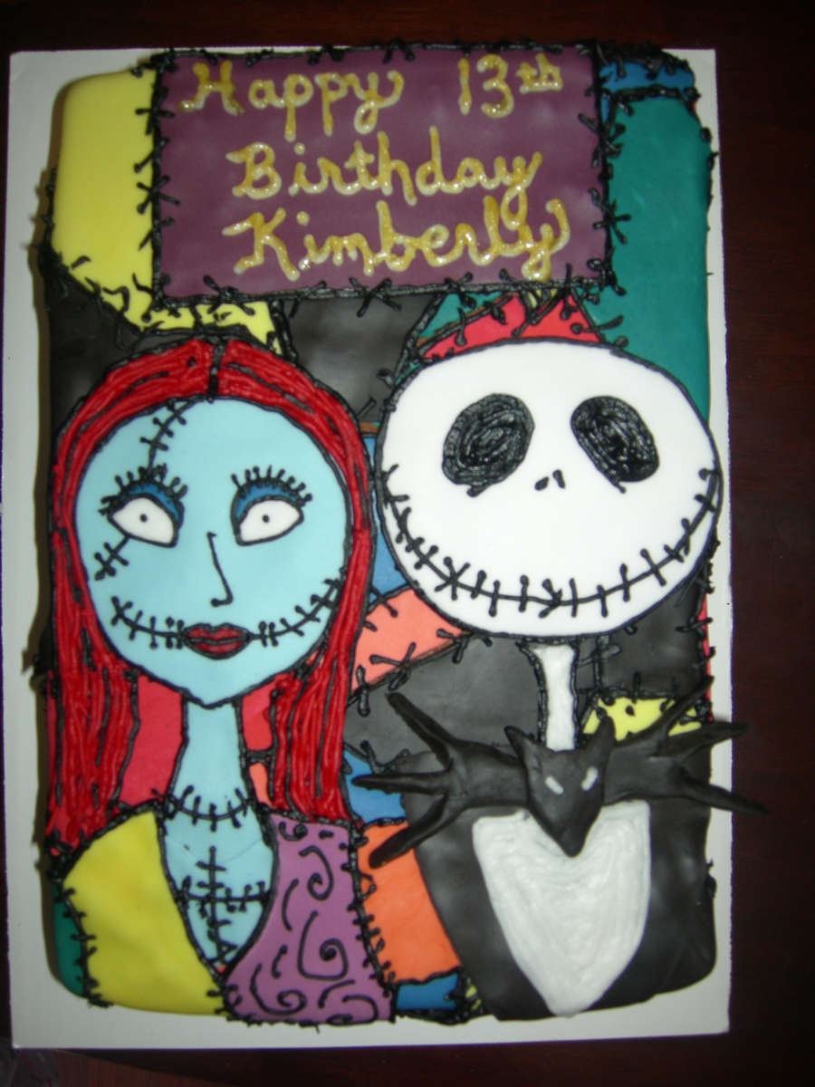 Nightmare Before Christmas Cake CakeCentral