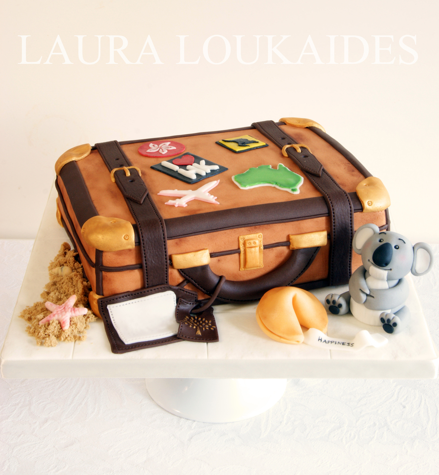 Suitcase Cake