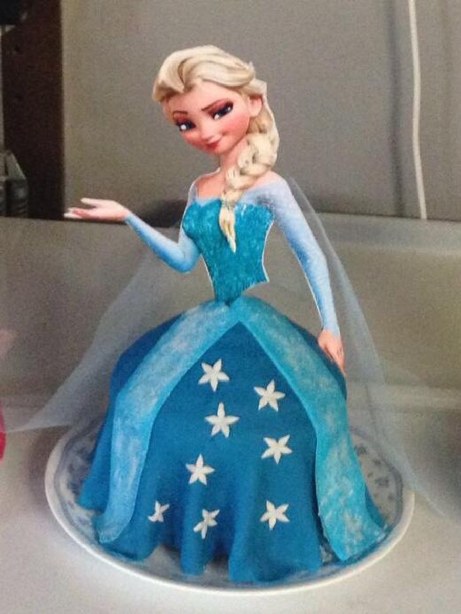 Princess Elsa Cake - CakeCentral.com