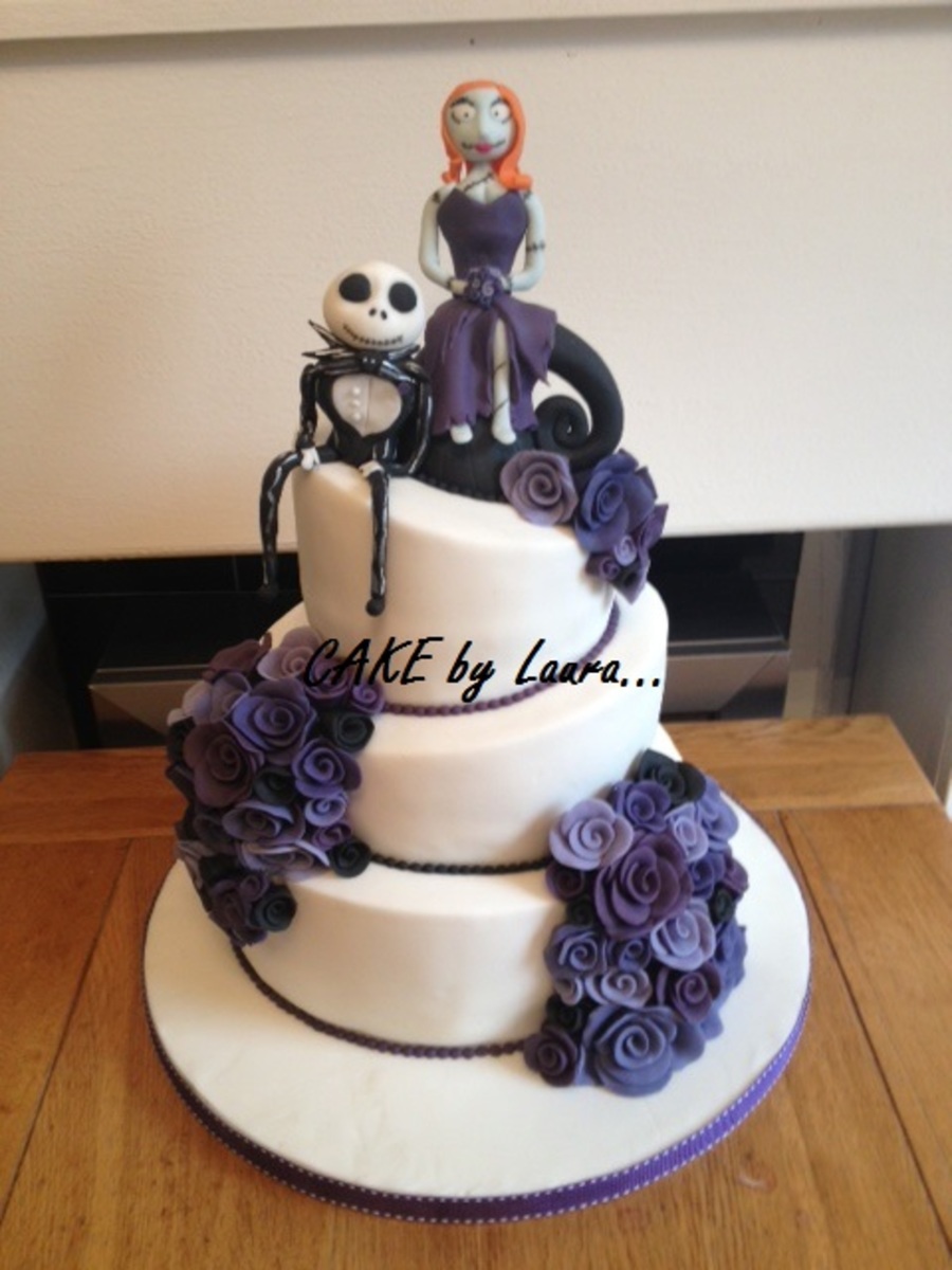 Nightmare Before Christmas Wedding Cake CakeCentral