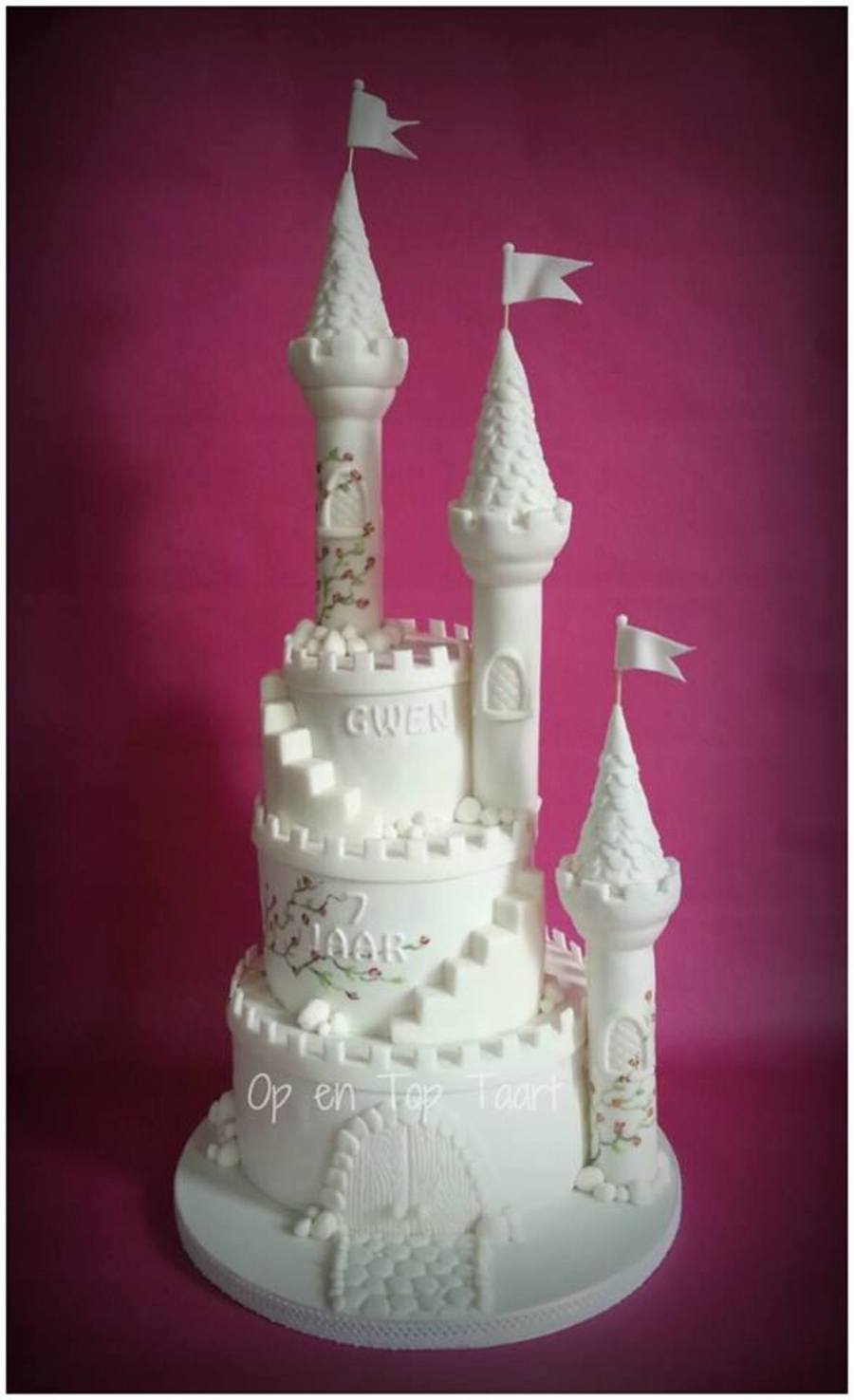 white castle cake on cake central