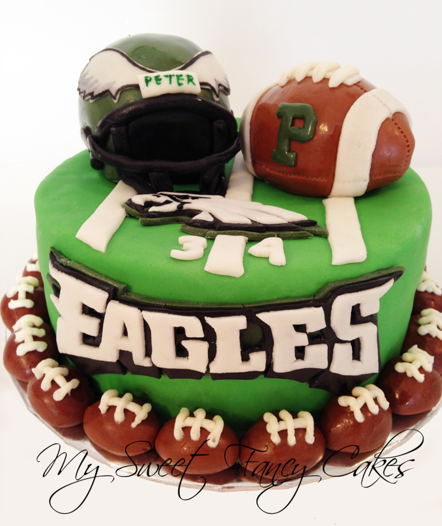 Eagles Football Cake