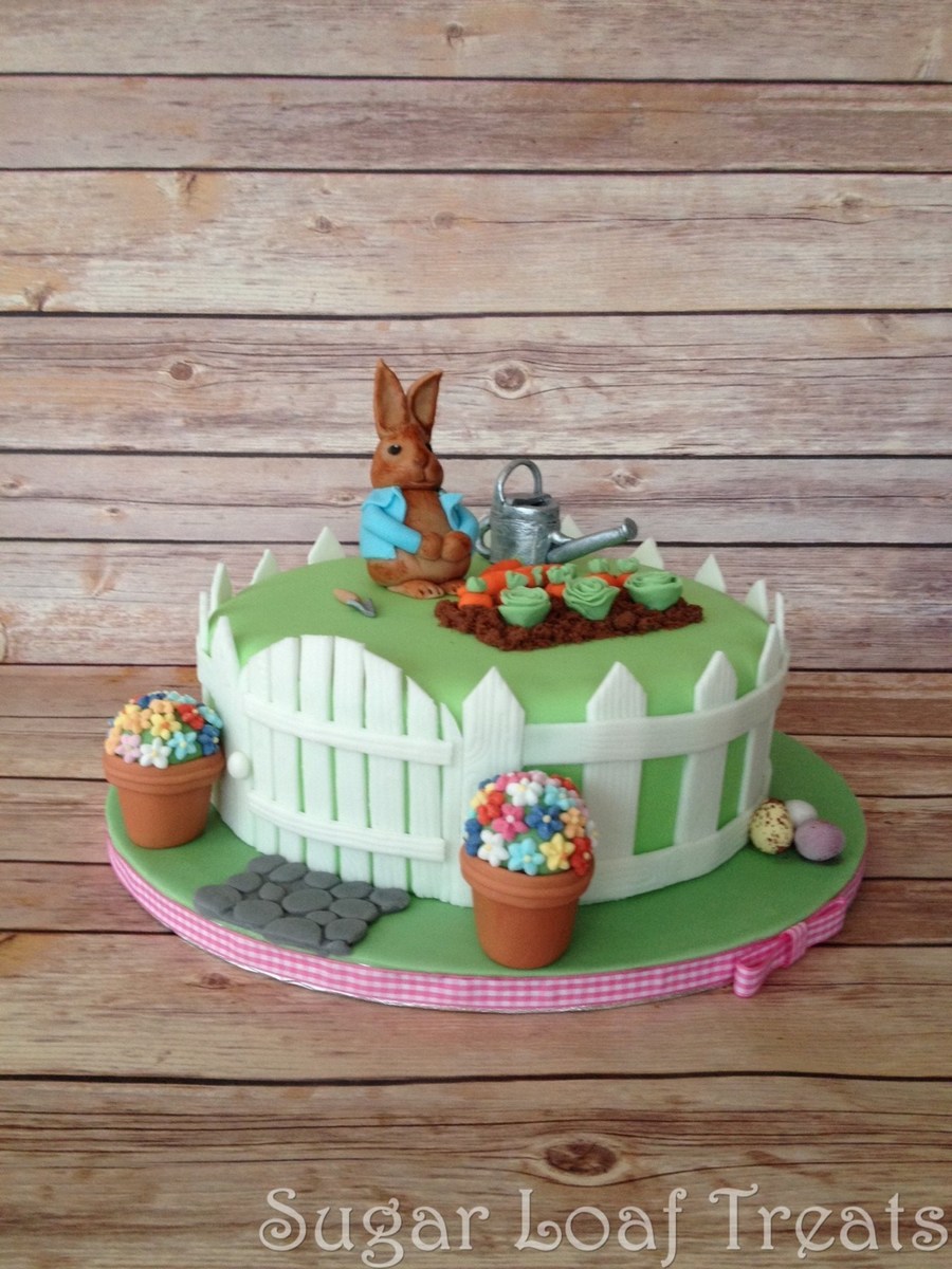 peter rabbit easter cake