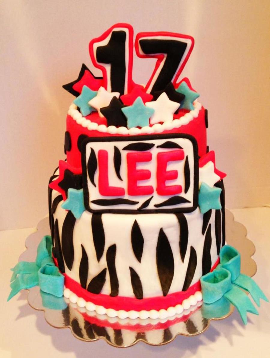 Sweet 17 Birthday Cake CakeCentral