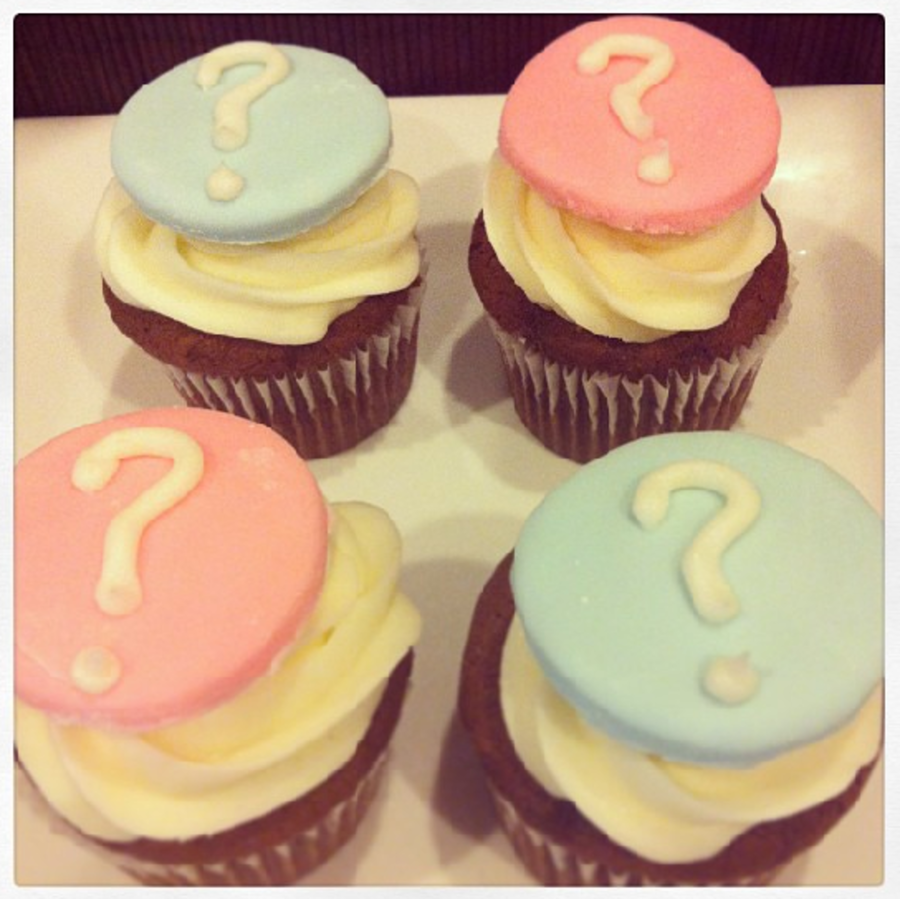 Gender Reveal Cupcakes