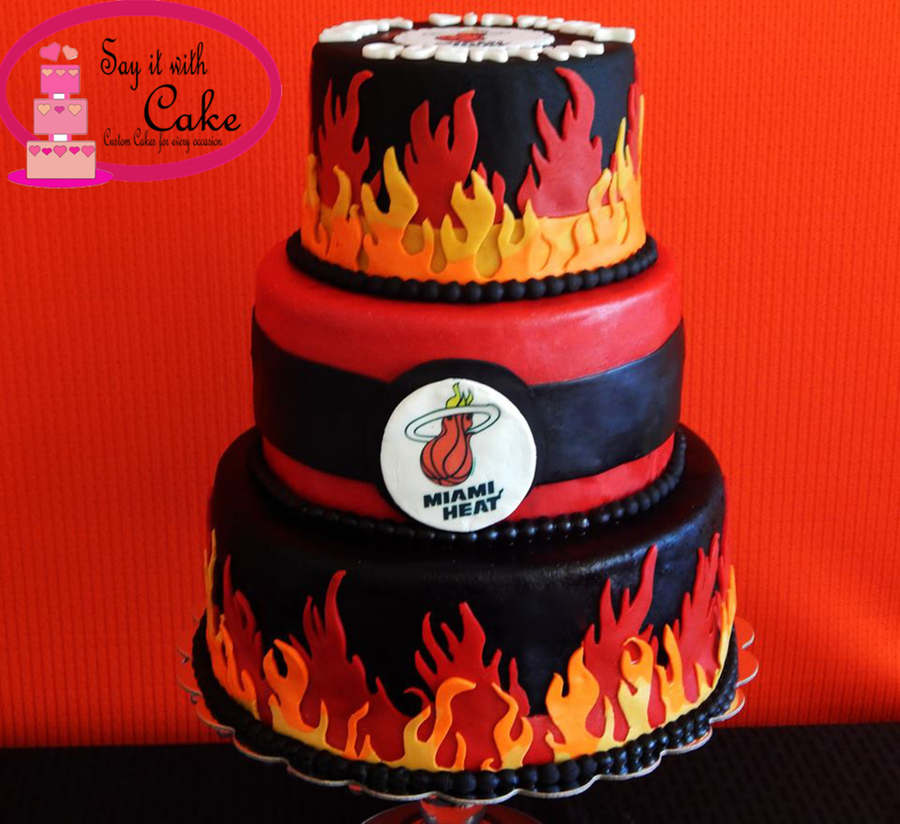 Miami Heat Cake Cakecentral Com