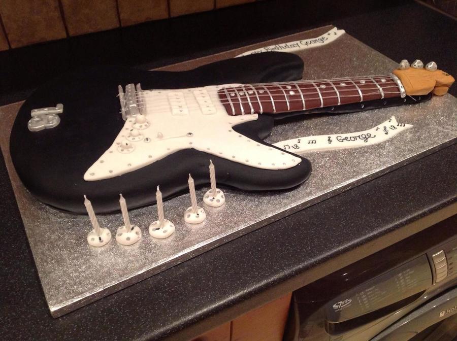 Electric Guitar Cake