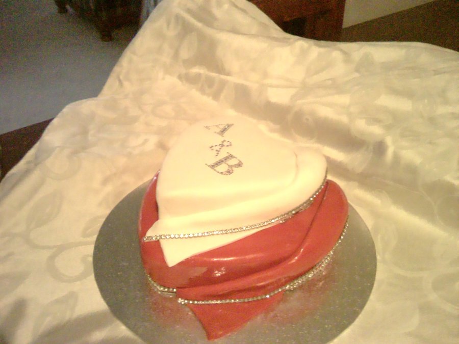 Red Velvet Mud Cake For The Top Layer And Dark Choc Mud For The Bottom