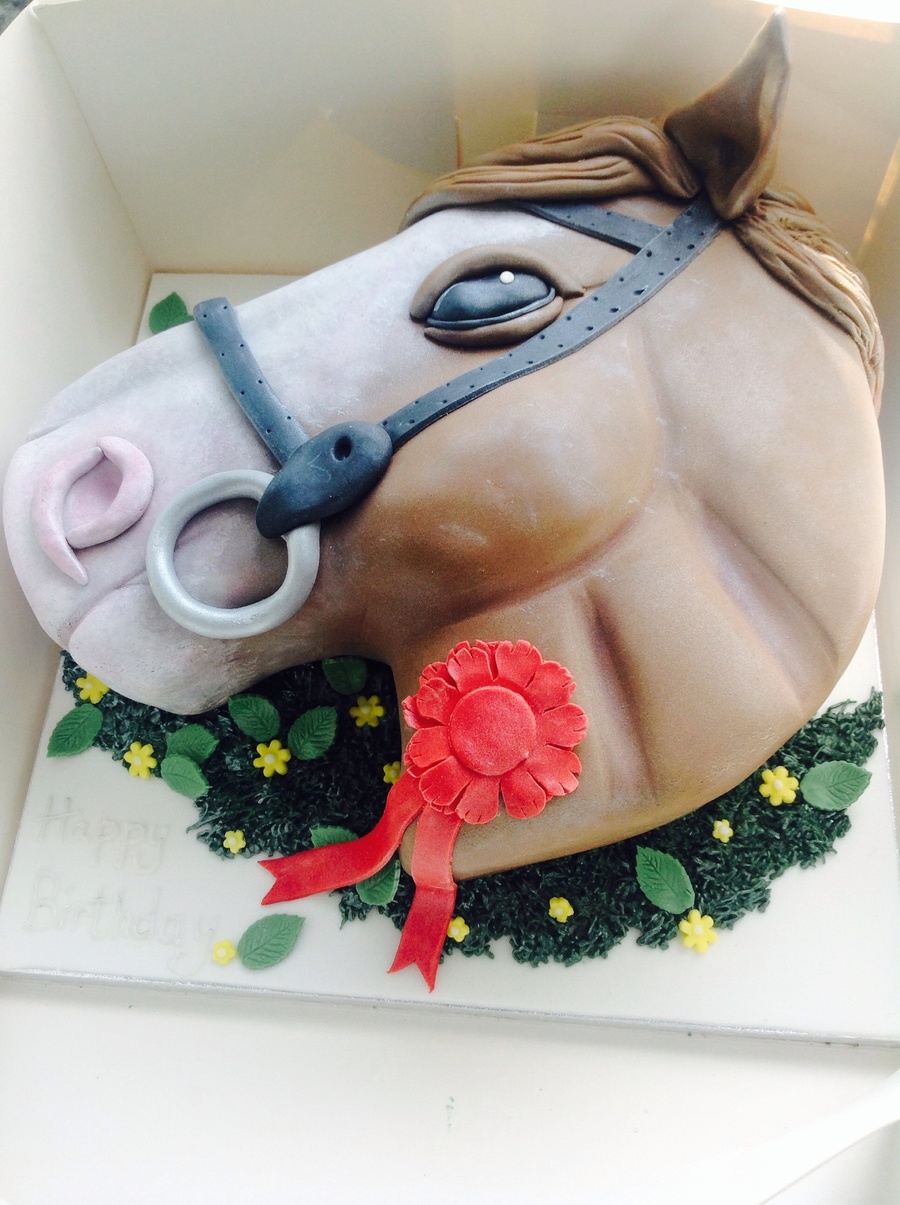 Horse Head Cake