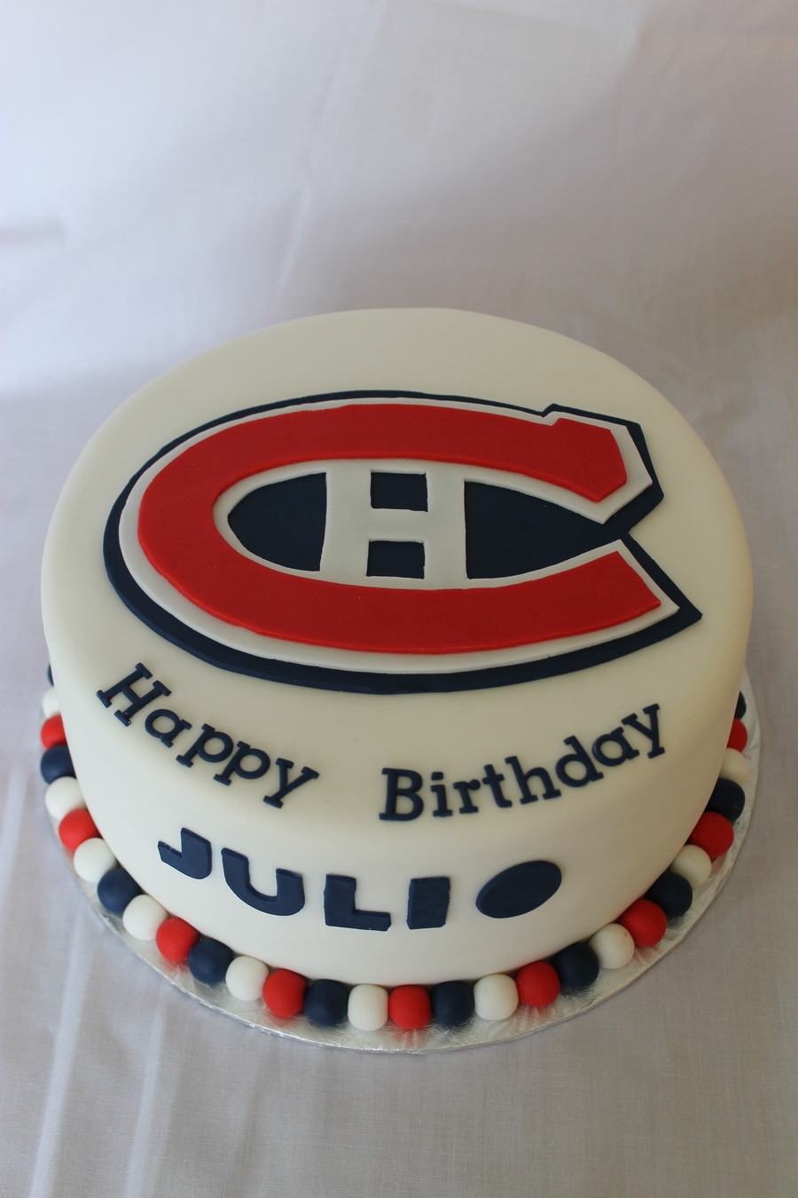 Montreal Canadians Birthday Cake