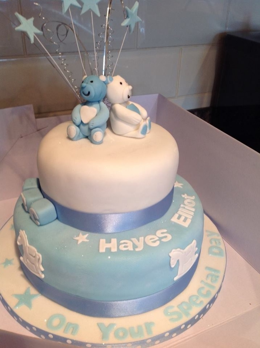 Baby Boys Naming Ceremony Cake