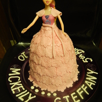 Doll Cake2 chocolate cake with fondant