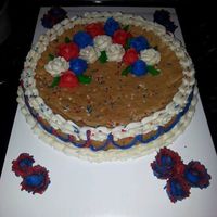 Cookies Sugar Cookie with butter cream roses and details.