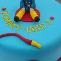 Fire Man Sam fire-man cake