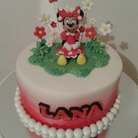 Minnie Mouse Cake Minnie airbrushed cake