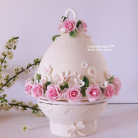 Happy Easter-Handcrafted Sugar Egg handcrafted sugar egg