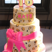 Sweet 16 First 3 tier cake