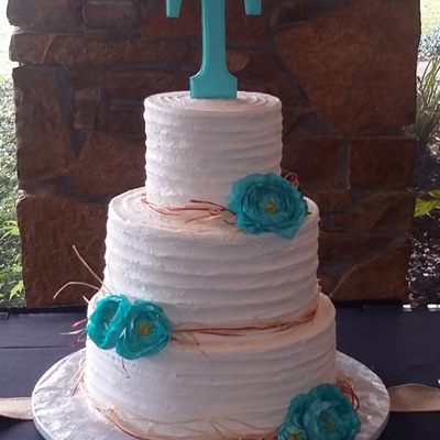 Raffia Wedding Cake