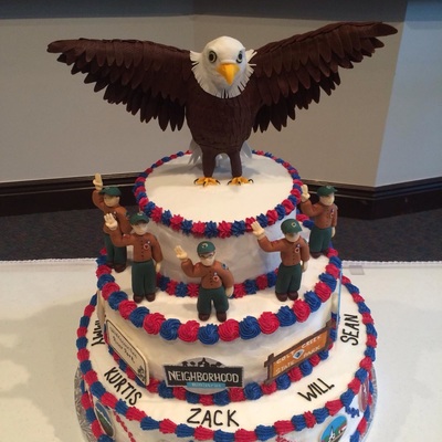 Eagle Cake Decorating Photos