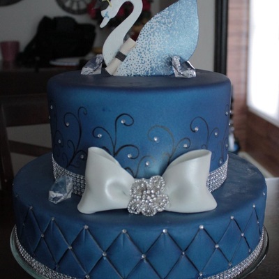 Swarovski Graduation Cake